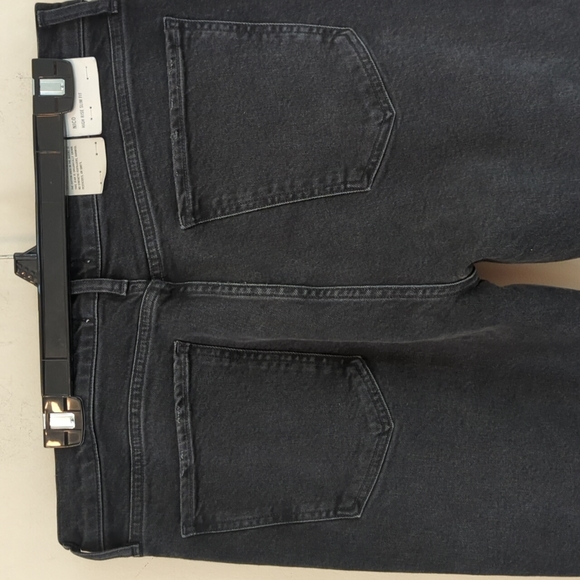 Agolde Nico High Rise Slim Fit Jeans Compilation Washed Black 32 - Picture 10 of 16